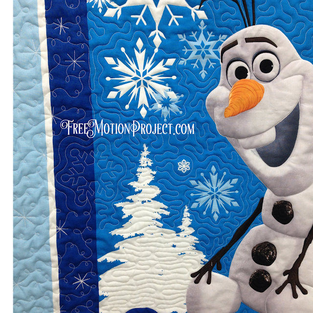 Quilting Olaf Frozen Quilt